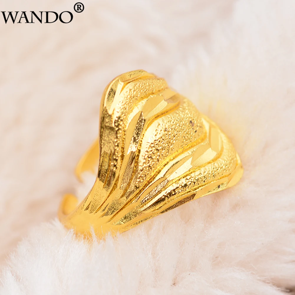 Wando Newest Adjust Ethnic Ring For Women Dubai Gold Rings Frosted gold Jewelry African Ethiopian Items Party Gift Free size R59
Wando Newest Adjust Ethnic Ring For Women Dubai Gold Rings Frosted gold Jewelry African Ethiopian Items Party Gift Free size R59