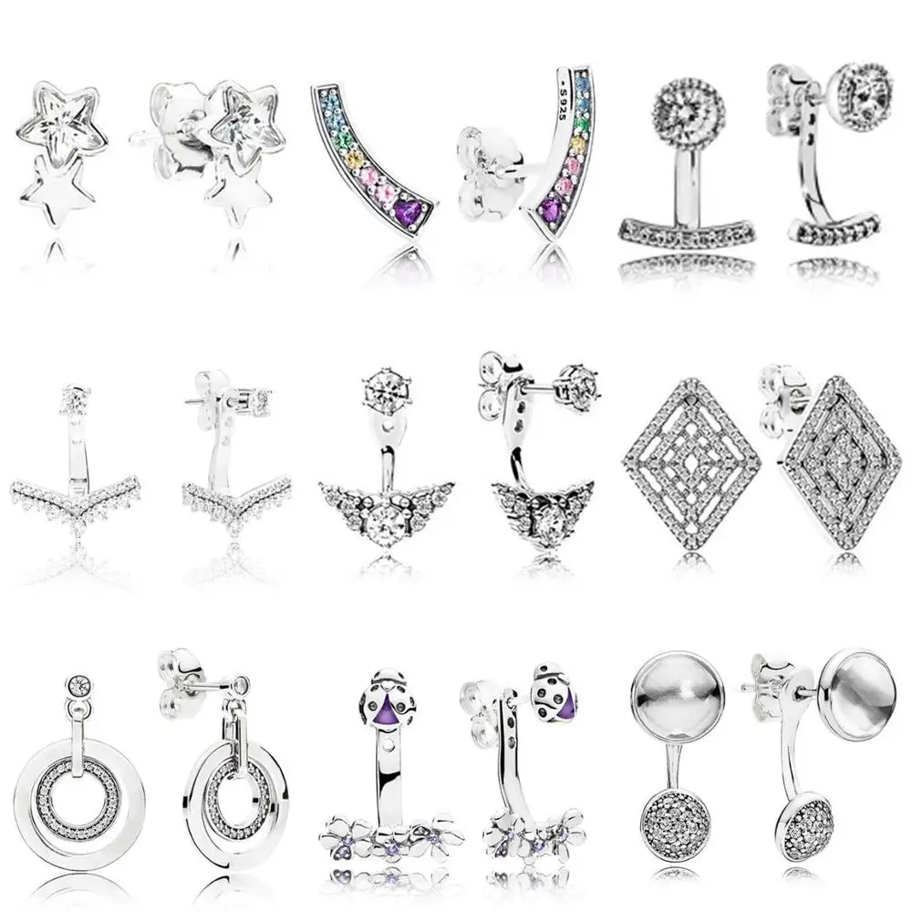 S Y Fashion Charm 100% Sterling Silver Original Pan 1:1 High Quality Have Logo Long Earrings Women Jewelry Free Mail
S Y Fashion Charm 100% Sterling Silver Original Pan 1:1 High Quality Have Logo Long Earrings Women Jewelry Free Mail