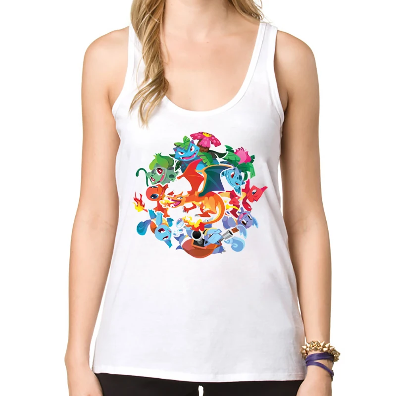 2018 Fashion Pokemon Go Women Tank Tops Spirits Printed Casual Vest Cartoon Comics Camisole
2018 Fashion Pokemon Go Women Tank Tops Spirits Printed Casual Vest Cartoon Comics Camisole