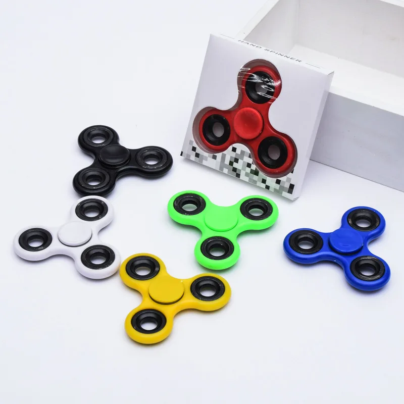 

7cm New Tri-Spinner Fidgets Toy Plastic EDC Sensory Fidget Spinner For Autism and ADHD Kids/Adult Funny Anti Stress Toys