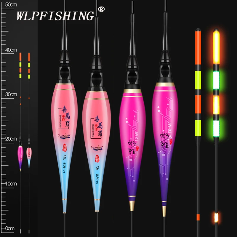 WLPFISHING Fishing Float Excellent Visual LED Luminous Floats High Brightness Fishing Bobbers High Sensible Electronic Floats
WLPFISHING Fishing Float Excellent Visual LED Luminous Floats High Brightness Fishing Bobbers High Sensible Electronic Floats