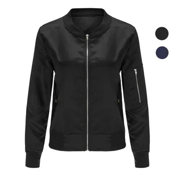 Fashion Women Thin Long Sleeve Casual Stand Collar Slim Fit Bomber Jacket Spring Autumn Coat H8
Fashion Women Thin Long Sleeve Casual Stand Collar Slim Fit Bomber Jacket Spring Autumn Coat H8