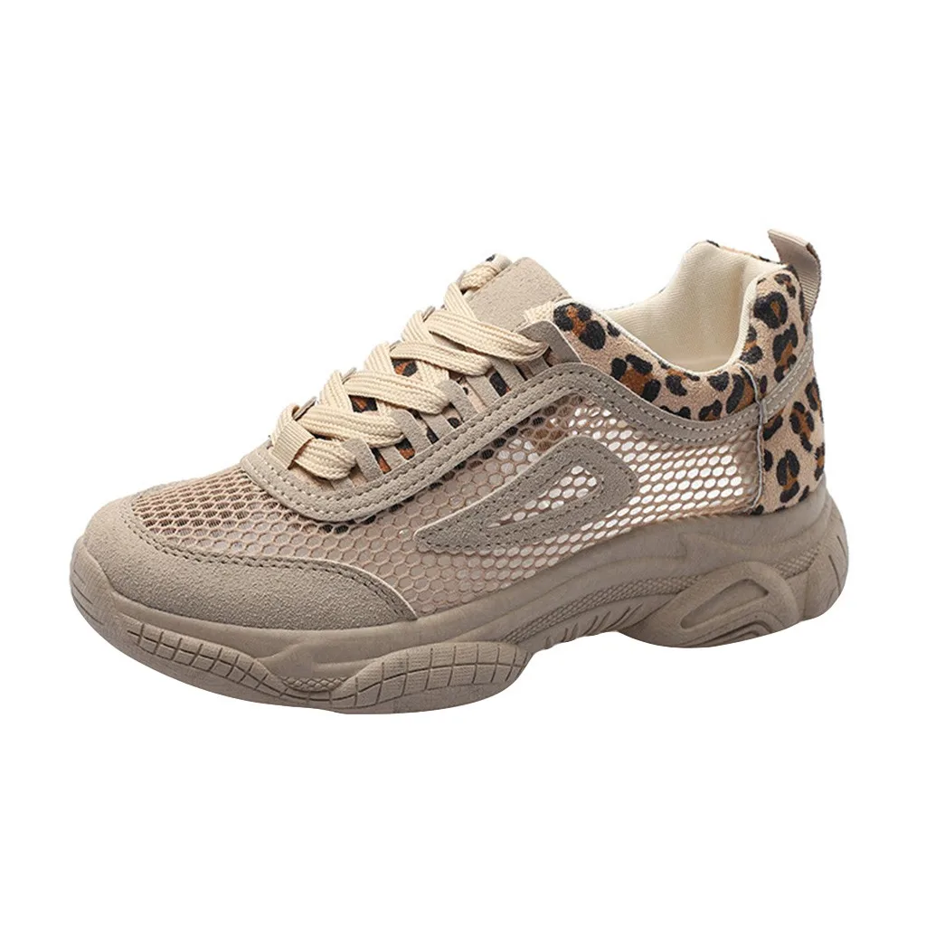 Women Fashion Cool Sport Outdoor Mesh Summer Shoes Round Toe Leopard Lace Up Girls Sneaker Med Heel Height Design Stylish May 23
Women Fashion Cool Sport Outdoor Mesh Summer Shoes Round Toe Leopard Lace Up Girls Sneaker Med Heel Height Design Stylish May 23