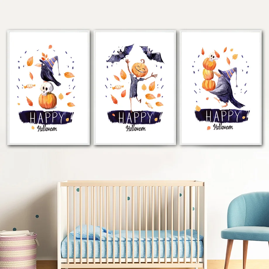 Cartoon Pumpkin Halloween Gift Nordic Poster And Prints Wall Art Canvas Painting Wall Pictures Kids Baby Room Home Decor
Cartoon Pumpkin Halloween Gift Nordic Poster And Prints Wall Art Canvas Painting Wall Pictures Kids Baby Room Home Decor