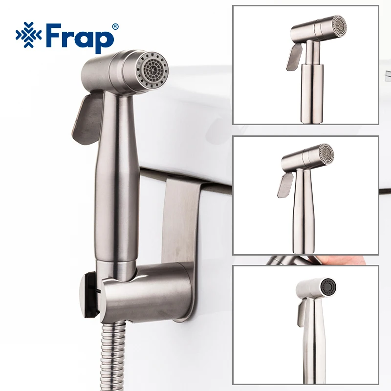 Frap Bidet Faucet 2 function Stainless Steel Handheld Bidet Spray Shower Toilet Shattaf Sprayer Douche kit Bidet Faucet Brushed
Frap Bidet Faucet 2 function Stainless Steel Handheld Bidet Spray Shower Toilet Shattaf Sprayer Douche kit Bidet Faucet Brushed
