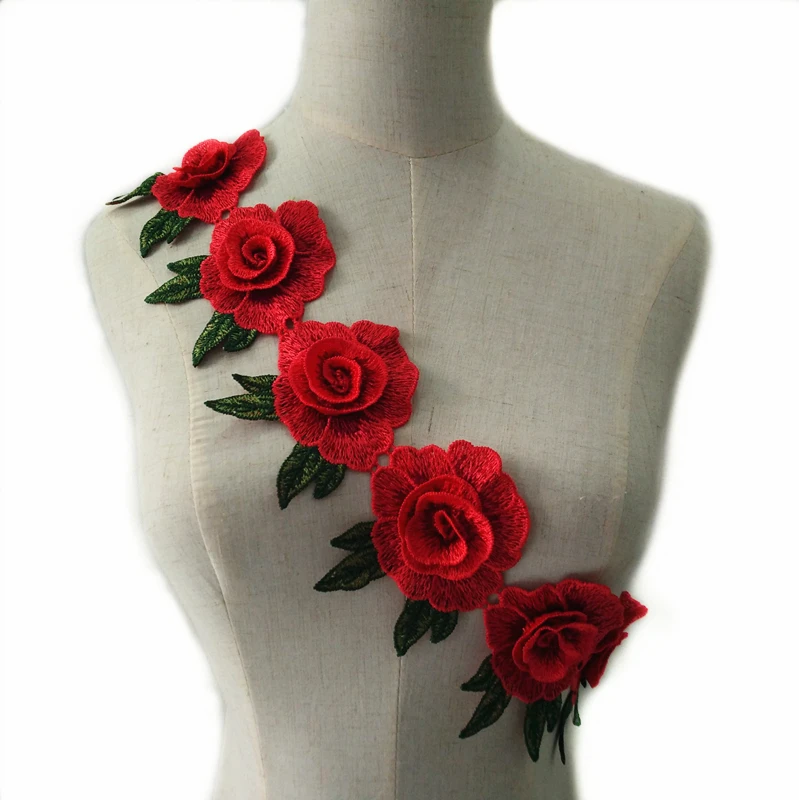 1 yard 10cm 3D Craft Collar Rose Flower Lace Trim Venise Floral Embroidered Applique Trim Decorated Lace Neckline Collar Sewing
1 yard 10cm 3D Craft Collar Rose Flower Lace Trim Venise Floral Embroidered Applique Trim Decorated Lace Neckline Collar Sewing