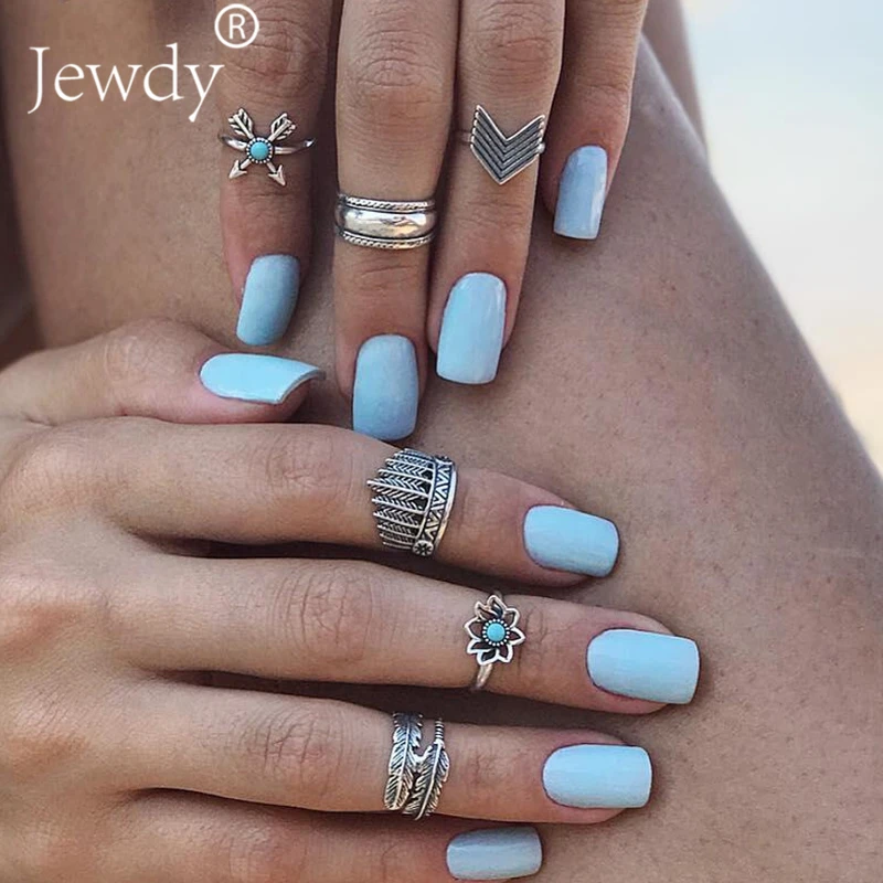 6Pcs/Set Feather Lotus Arrow Boho Midi Rings Carved Statement Stone Flower Knuckle Ring Women Party Jewelry Anillos Fashion
6Pcs/Set Feather Lotus Arrow Boho Midi Rings Carved Statement Stone Flower Knuckle Ring Women Party Jewelry Anillos Fashion