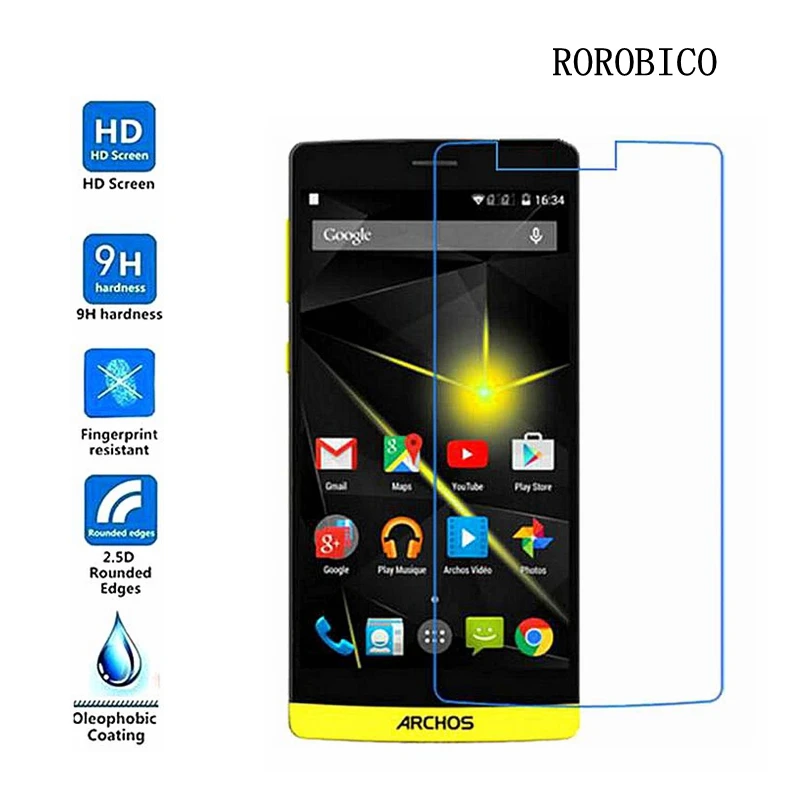 ROROBICO Tempered Glass For ARCHOS 50b Helium / 50 Diamond / 50c Helium 4G Screen Protector Premium Front Film Toughened
ROROBICO Tempered Glass For ARCHOS 50b Helium / 50 Diamond / 50c Helium 4G Screen Protector Premium Front Film Toughened