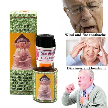 Natural Herbal Buddha Ointment Oil Treatment for headaches, stomachaches, carsickness, etc. makes you relaxed
Natural Herbal Buddha Ointment Oil Treatment for headaches, stomachaches, carsickness, etc. makes you relaxed