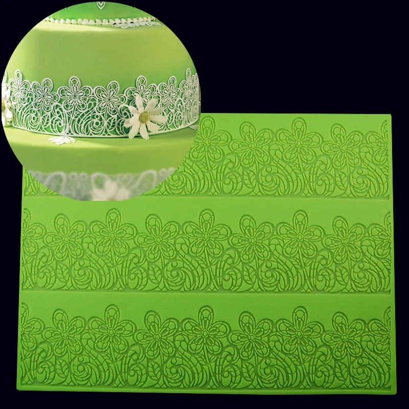 39*29CM BIG size Flower Cake Mold Decorating Fondant Silicone Mold Sugar Lace Mat Embossing Mold
39*29CM BIG size Flower Cake Mold Decorating Fondant Silicone Mold Sugar Lace Mat Embossing Mold