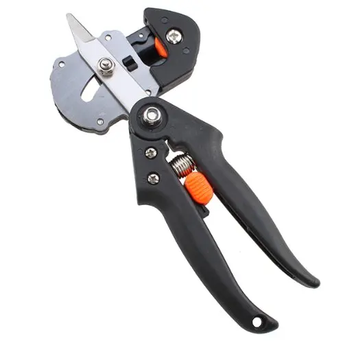 

Black Professional nursery grafting tool pruner 2 extra blades free grafting tape