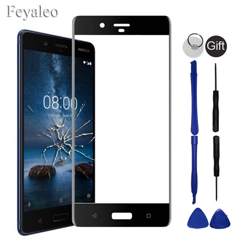 Передняя панель Nokia6 для Nokia 2 3 5 6 7 Plus 8 X5 1 сенсорный ЖК экран дигитайзер стеклянная