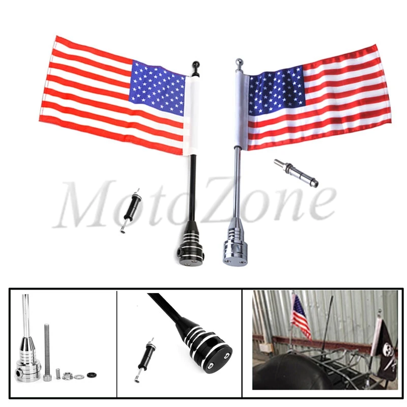 Motorcycle CNC Rear Luggage Rack Side Mount Flag Pole American USA Flag Replace For Harley Bobber Chopper Sportster XL 883 1200
Motorcycle CNC Rear Luggage Rack Side Mount Flag Pole American USA Flag Replace For Harley Bobber Chopper Sportster XL 883 1200