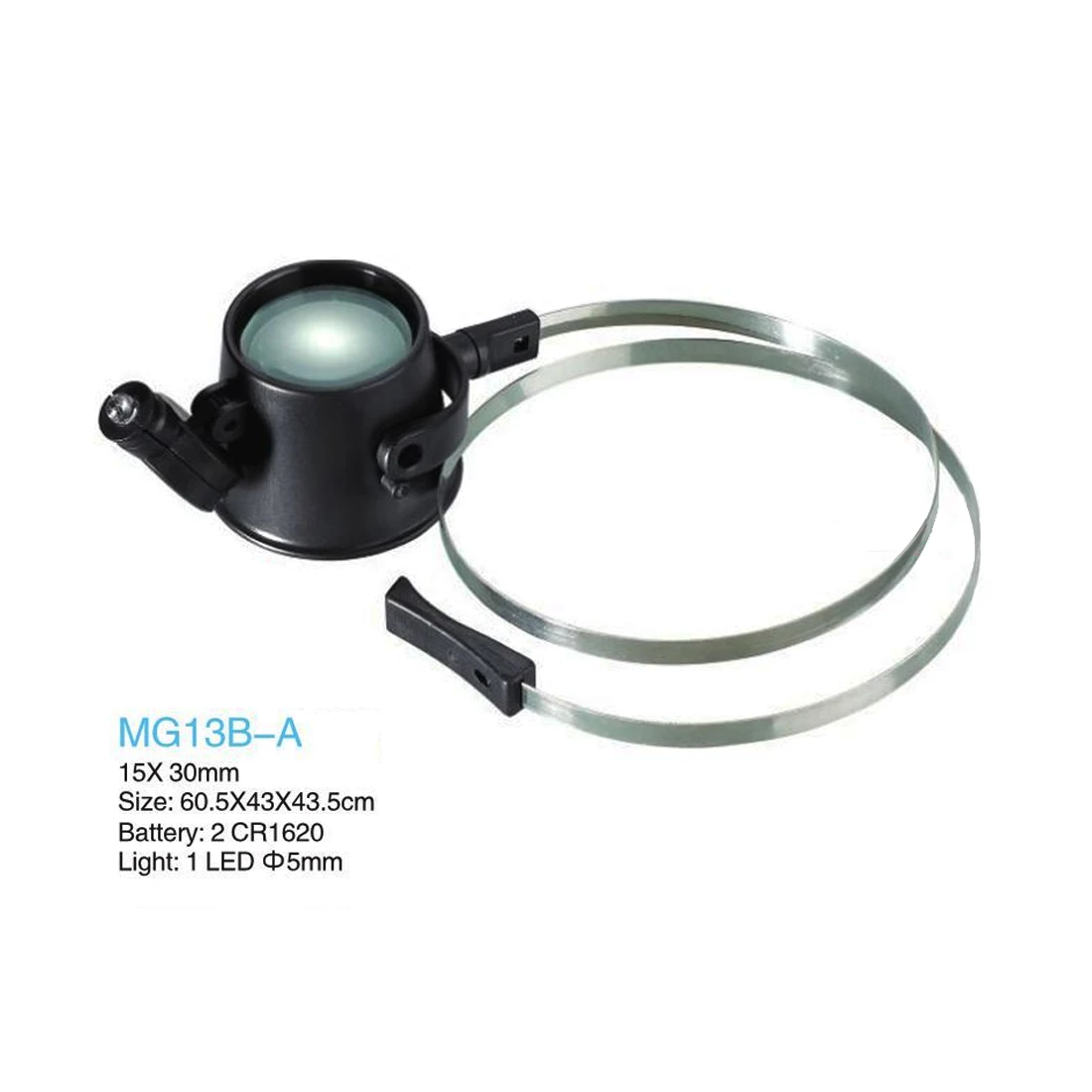 New High quality Led Lighted 15X Eye-Loupe Hands-Free Head Band Magnifier With 2CR1620 Lithium Metal Battery
New High quality Led Lighted 15X Eye-Loupe Hands-Free Head Band Magnifier With 2CR1620 Lithium Metal Battery