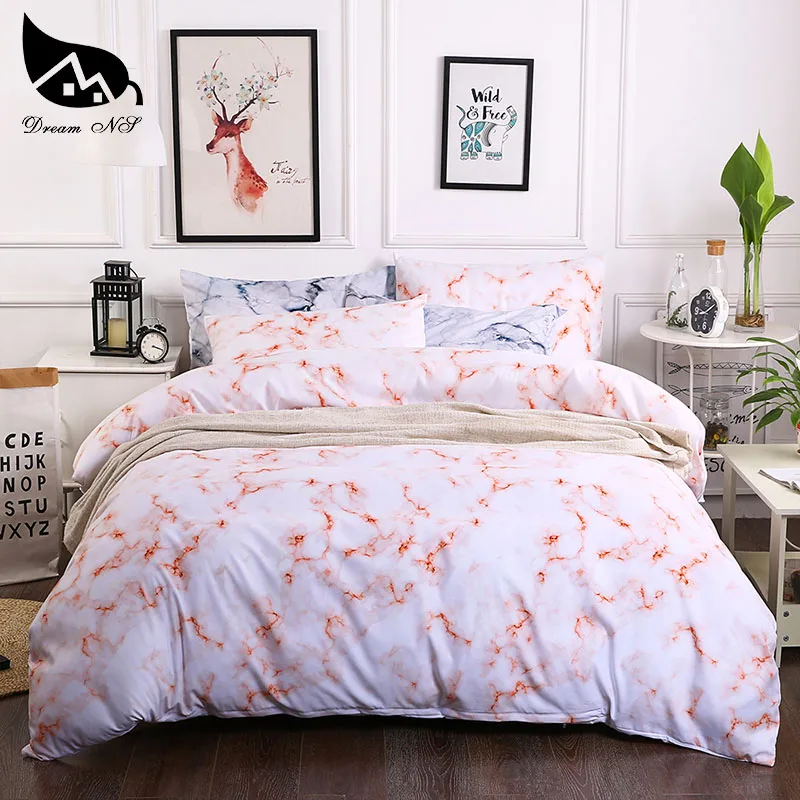 Dream NS Modern Simplicity Bedding Set 3D Digital Printing Marble Grain Duvet Cover Pillowcase Bedroom Simple Bedding Kit
Dream NS Modern Simplicity Bedding Set 3D Digital Printing Marble Grain Duvet Cover Pillowcase Bedroom Simple Bedding Kit