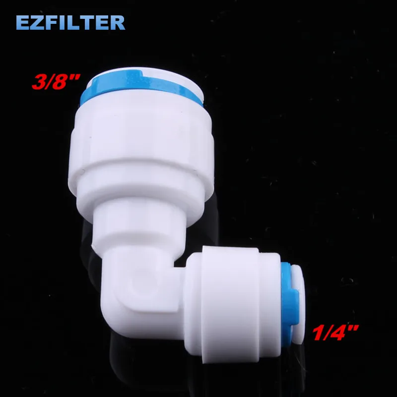 6PCS 1/4"x3/8" Tube Push fit Union Elbow Quick Connect RO Water Reverse Osmosis Filter
6PCS 1/4"x3/8" Tube Push fit Union Elbow Quick Connect RO Water Reverse Osmosis Filter