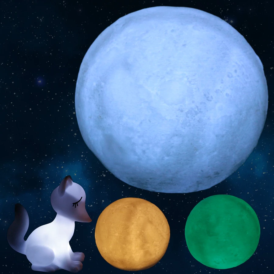 Warm White 3D Moon Lights 12cm Moon Globe Led Color Change Night Lamp for Home Bedroom Decor Children Gift
Warm White 3D Moon Lights 12cm Moon Globe Led Color Change Night Lamp for Home Bedroom Decor Children Gift