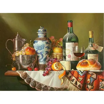 5D DIY Diamond Painting Cross Stitch Red wine bread picture rhinestones Mosaic Full Square Diamond Embroidery Crystals Crafts
5D DIY Diamond Painting Cross Stitch Red wine bread picture rhinestones Mosaic Full Square Diamond Embroidery Crystals Crafts