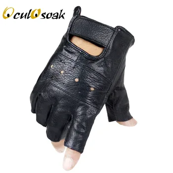 2019 New Style Mens Sheep Leather Driving Gloves Fitness Gloves Half Finger Tactical Gloves Black Guantes Luva
2019 New Style Mens Sheep Leather Driving Gloves Fitness Gloves Half Finger Tactical Gloves Black Guantes Luva