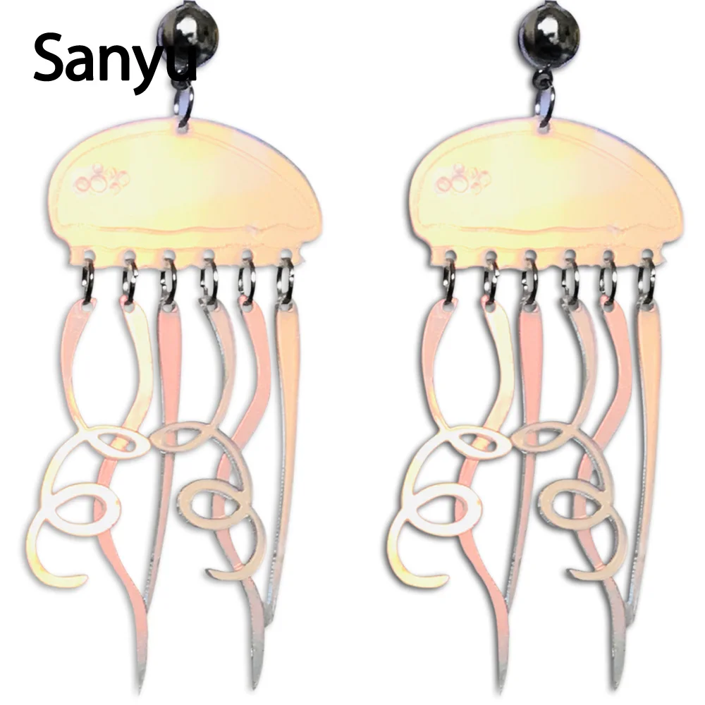 Super Cool Handmade Color Change Acrylic Jellyfish Drop Earrings New Acrylic Style Tassel Long Animal Dangle Earrings for Women
Super Cool Handmade Color Change Acrylic Jellyfish Drop Earrings New Acrylic Style Tassel Long Animal Dangle Earrings for Women