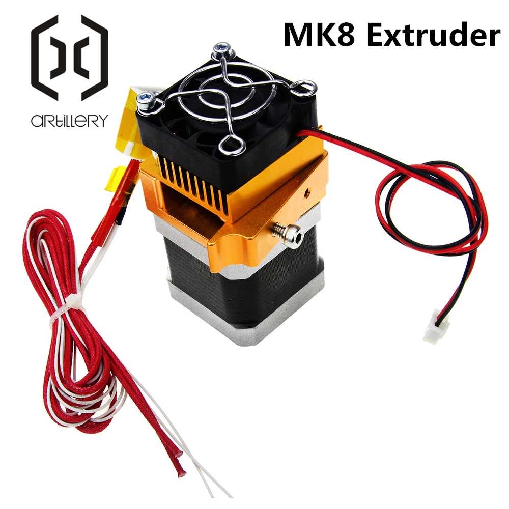 3D Printer Head MK8 Extruder J-head Hotend Nozzle 0.4mm Feed Inlet Diameter 1.75 Filament Extra Nozzle +1 Meter Motor Cable
3D Printer Head MK8 Extruder J-head Hotend Nozzle 0.4mm Feed Inlet Diameter 1.75 Filament Extra Nozzle +1 Meter Motor Cable