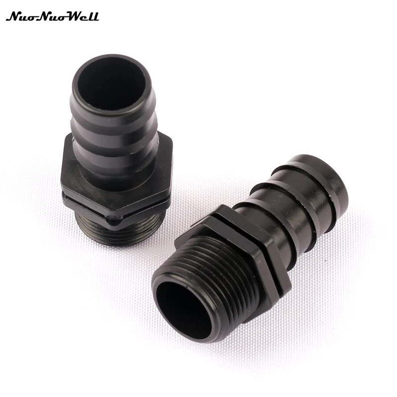 3pcs NuoNuoWell 3/4" Male Thread to 25mm Hose Soft Pipe Connector Irrigation Garden Watering Aquaponics Aeroponics Water System
3pcs NuoNuoWell 3/4" Male Thread to 25mm Hose Soft Pipe Connector Irrigation Garden Watering Aquaponics Aeroponics Water System