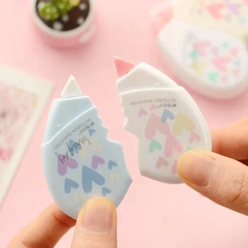 2 pcs/pair Creative Love Heart Correction Tape Material Escolar Kawaii Office School Student 10m Correction Tapes Stationery 
2 pcs/pair Creative Love Heart Correction Tape Material Escolar Kawaii Office School Student 10m Correction Tapes Stationery