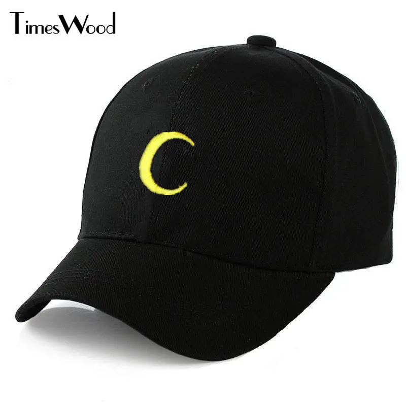 Harajuku Стиль мультфильм Snapback Кепки Сейлор Мун Для женщин Бейсбол черного розового