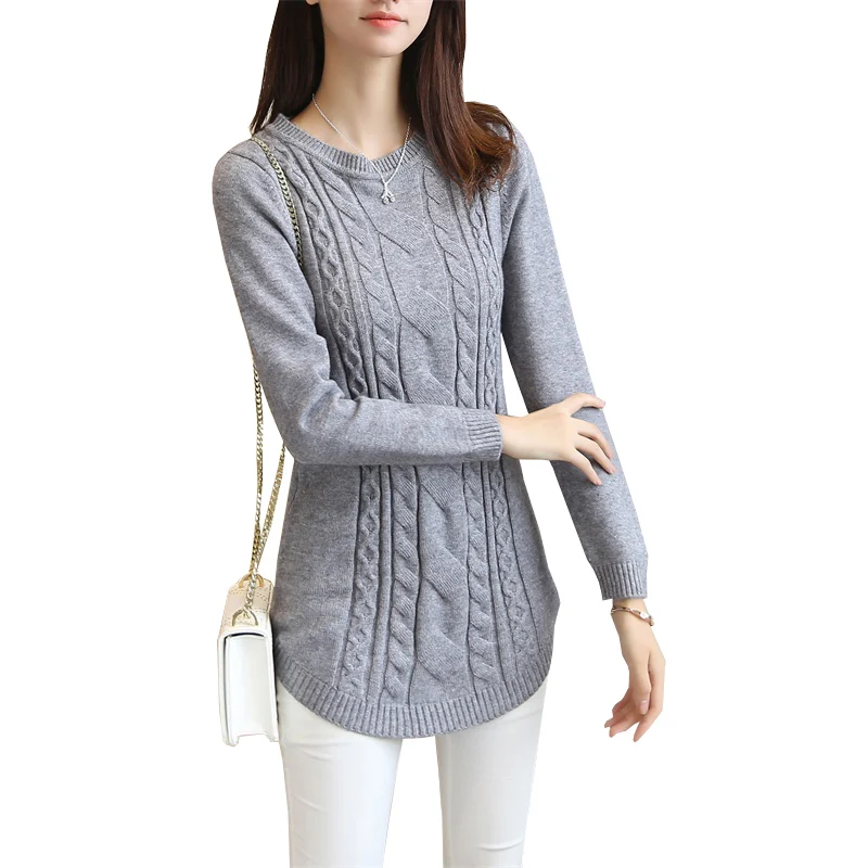 Women Sweater And Pullover 2019 Autumn Winter Female Long Sleeve Knitted Jumper Jersey Tricot Tops Pull Femme
Women Sweater And Pullover 2019 Autumn Winter Female Long Sleeve Knitted Jumper Jersey Tricot Tops Pull Femme