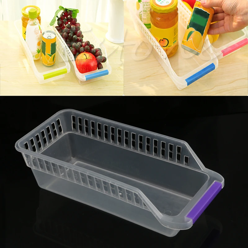 NEW Plastic Storage Collecting Box Basket Kitchen Refrigerator Fruit Organiser Rack Utility Food Storage Containers
NEW Plastic Storage Collecting Box Basket Kitchen Refrigerator Fruit Organiser Rack Utility Food Storage Containers