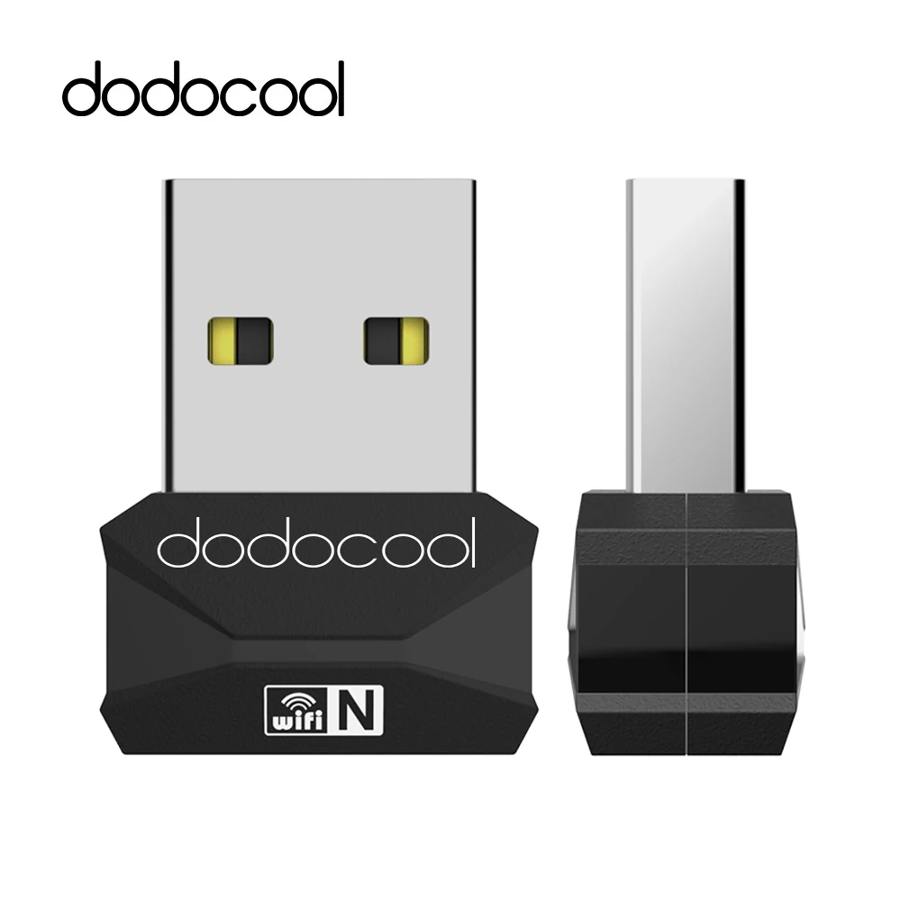 dodocool N150 Mini USB Wireless Wifi Adapter 2.4 GHz 150mbps Network Wifi Receiver Dongle Network Card Support Windows Mac
dodocool N150 Mini USB Wireless Wifi Adapter 2.4 GHz 150mbps Network Wifi Receiver Dongle Network Card Support Windows Mac