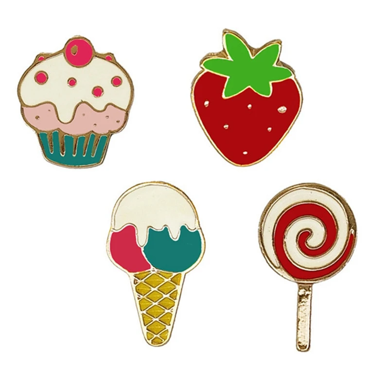 Ice Cream Lollipop Cake Strawberry Metal Collar Drip Oil Brooch - Cute Enamel Brooches Pins Badge Pin Jeans Clothes Badge
Ice Cream Lollipop Cake Strawberry Metal Collar Drip Oil Brooch - Cute Enamel Brooches Pins Badge Pin Jeans Clothes Badge