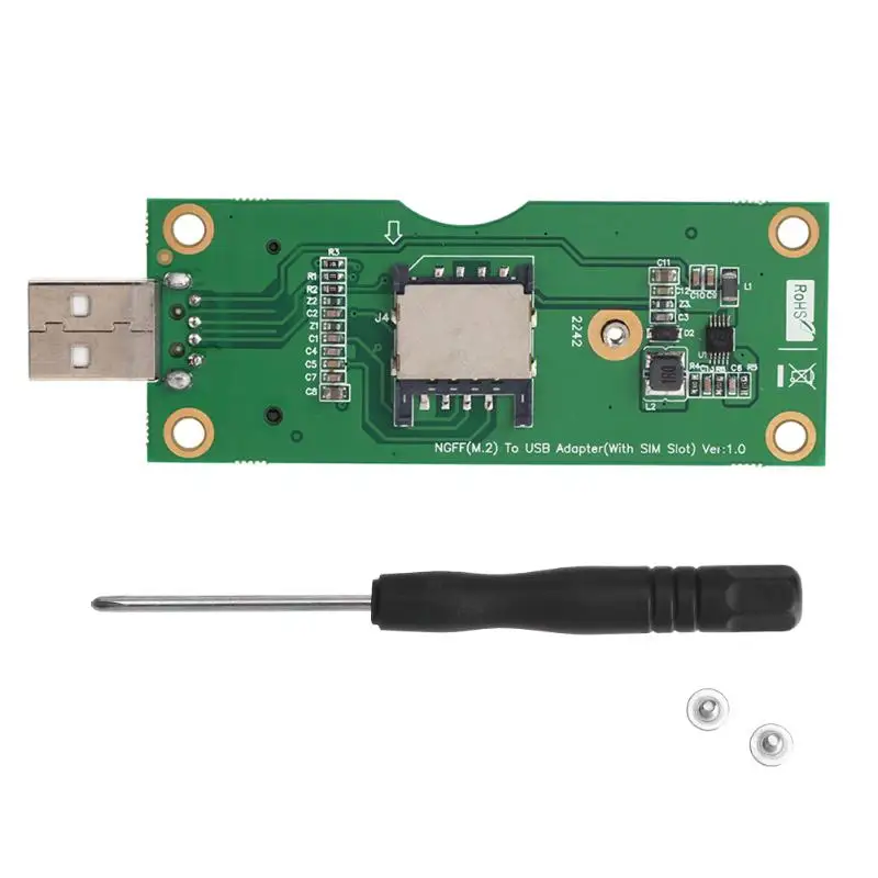 NGFF M.2 Key B to USB Adapter with SIM Card 6pin/8pin Slot for WWAN/LTE/4G Module for Imac/Windows/WinCE/ Linux/
NGFF M.2 Key B to USB Adapter with SIM Card 6pin/8pin Slot for WWAN/LTE/4G Module for Imac/Windows/WinCE/ Linux/