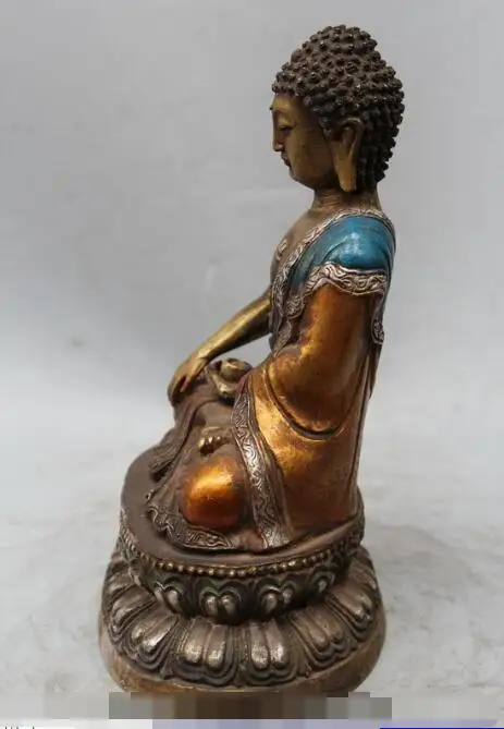 S02929 9" Tibet Tibetan Buddhism Bronze Sakyamuni Shakyamuni Amitabha Buddha Statue (B0328)
S02929 9" Tibet Tibetan Buddhism Bronze Sakyamuni Shakyamuni Amitabha Buddha Statue (B0328)