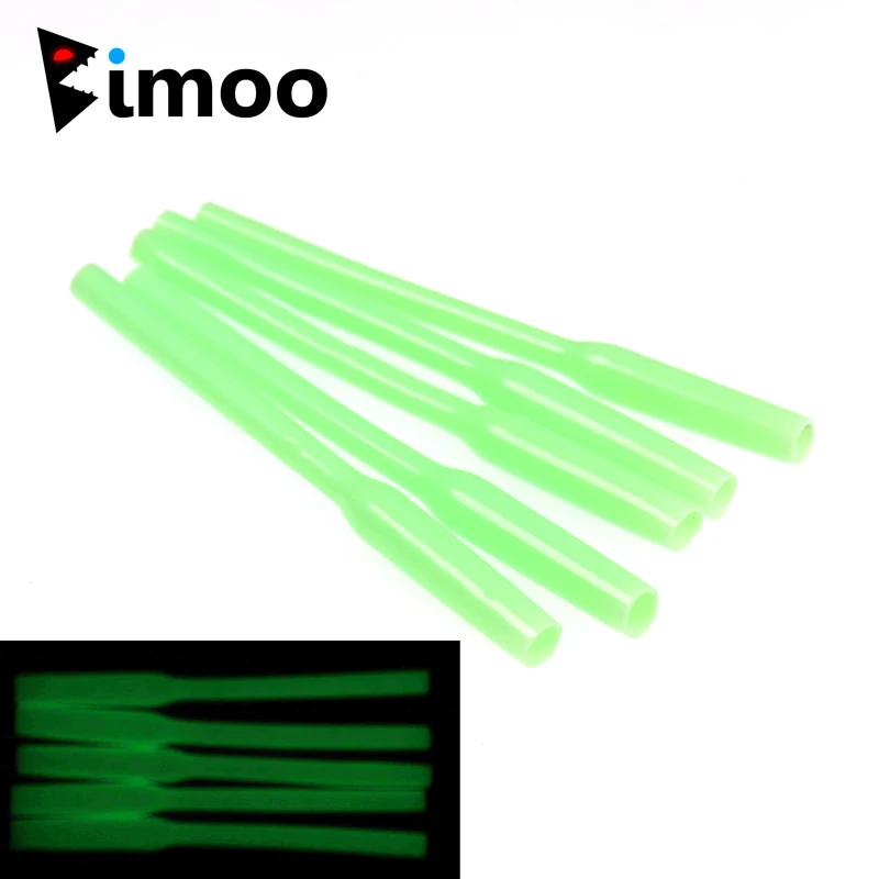 Bimoo 10 шт. светящийся защитный рукав для крючка рыболовной установки терминал