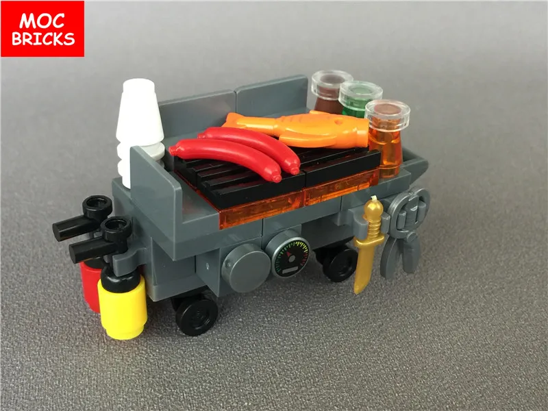 MOC Bricks DIY City Street Food Vendor Hot Dog Fish Cart BBQ Educational Building blocks bricks Assembled Toys kids gifts
MOC Bricks DIY City Street Food Vendor Hot Dog Fish Cart BBQ Educational Building blocks bricks Assembled Toys kids gifts