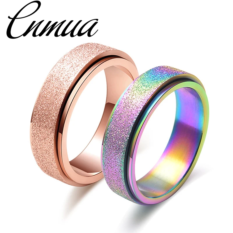 New FashionTitanium Steel Ring High Quality Rose Gold Multicolor Color Party engagement Frosted Rings for Men Women
New FashionTitanium Steel Ring High Quality Rose Gold Multicolor Color Party engagement Frosted Rings for Men Women