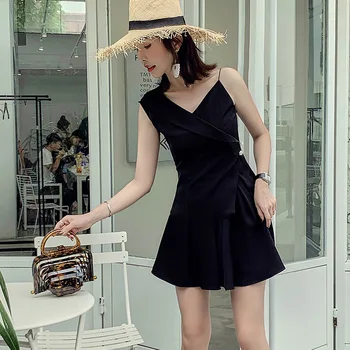 Plus Size Vacation Beach Two Piece Set Sleeveless Short Blouse and Mini Wrap Skrit Summer 2019 Women 2 Piece Set Black Suit Set
Plus Size Vacation Beach Two Piece Set Sleeveless Short Blouse and Mini Wrap Skrit Summer 2019 Women 2 Piece Set Black Suit Set