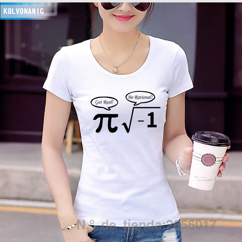 2021 Fashion New Women T Shirts Funny Math Formula Print Tee Shirt Cotton Slim Short Sleeve Fitness Tracksuits T-shirt For Girls
2021 Fashion New Women T Shirts Funny Math Formula Print Tee Shirt Cotton Slim Short Sleeve Fitness Tracksuits T-shirt For Girls