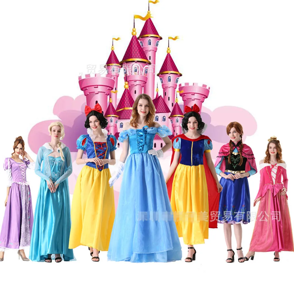 Adult Snow White Costume Women Cosplay Carnival Halloween Dress Girls Fairy Tale Female Fancy Dress Plus Size 6XL Party Outfit
Adult Snow White Costume Women Cosplay Carnival Halloween Dress Girls Fairy Tale Female Fancy Dress Plus Size 6XL Party Outfit