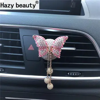 Hazy beauty Diamond Butterfly Mystic mask ball Car perfume Air Freshener Air vent ornaments in car air conditioning Car-styling
Hazy beauty Diamond Butterfly Mystic mask ball Car perfume Air Freshener Air vent ornaments in car air conditioning Car-styling