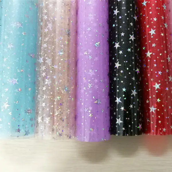 Free shipping 7.6*12inch star transparent hologram synthetic leather fabric for DIY accessories
Free shipping 7.6*12inch star transparent hologram synthetic leather fabric for DIY accessories