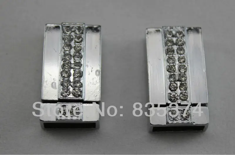 Free Shipping! 50 Sets Imitation Rhodium Plated crystal Rectangle Magnetic Clasps 25x14mm for Bracelet
Free Shipping! 50 Sets Imitation Rhodium Plated crystal Rectangle Magnetic Clasps 25x14mm for Bracelet