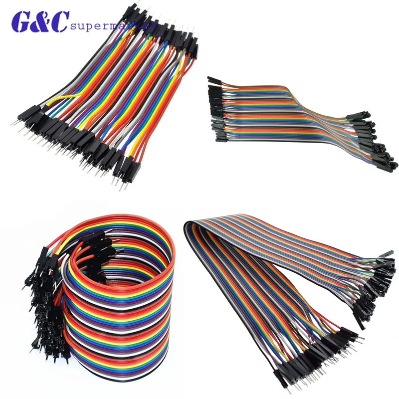 40pcs 10CM 20CM 30CM 1P-1P Male to Male + Male to Female and Female to Female jumper wire Dupont cable for Arduino DIY Kit
40pcs 10CM 20CM 30CM 1P-1P Male to Male + Male to Female and Female to Female jumper wire Dupont cable for Arduino DIY Kit