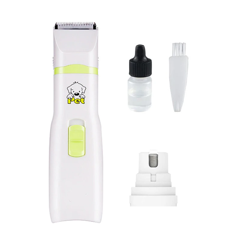 2 in 1 Pet Dog Cat Hair Trimmer Paw Nail Grinder Grooming Clippers Nail Cutter Hair Cutting Machine Low Noise Pet Grooming Tool
2 in 1 Pet Dog Cat Hair Trimmer Paw Nail Grinder Grooming Clippers Nail Cutter Hair Cutting Machine Low Noise Pet Grooming Tool