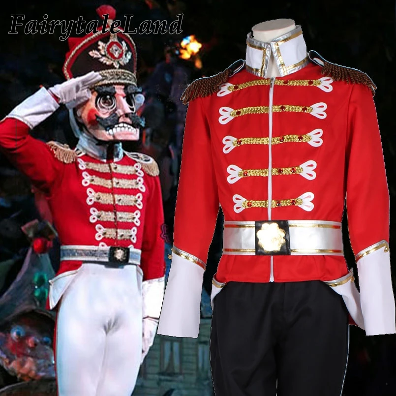 The Nutcracker Prince Eric Cosplay Costume Carnival Halloween Costumes Cosplay King Nutcracker royal security guard uniform
The Nutcracker Prince Eric Cosplay Costume Carnival Halloween Costumes Cosplay King Nutcracker royal security guard uniform