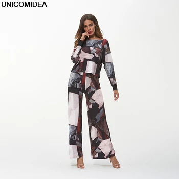 Women Sets Pieces Two Patchwork Tops and Pants Women Suits Set Backless Criss Cross Wide Leg Pants Autumn Women Clothing 2PCS
Women Sets Pieces Two Patchwork Tops and Pants Women Suits Set Backless Criss Cross Wide Leg Pants Autumn Women Clothing 2PCS