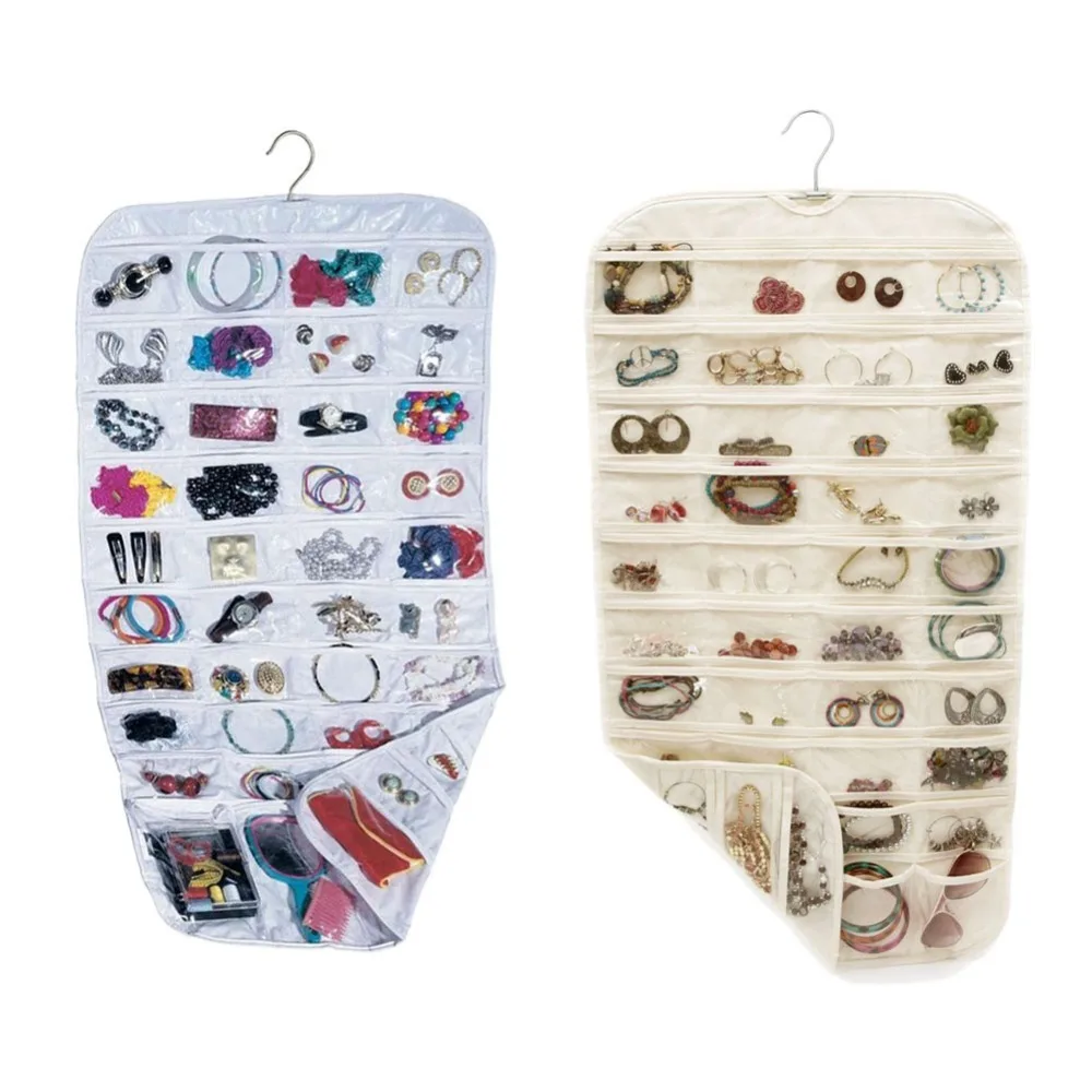 80 Pockets Hanging Storage Pocket Jewelry Earring Organizer Holder Gadgets Card Holding Bag
80 Pockets Hanging Storage Pocket Jewelry Earring Organizer Holder Gadgets Card Holding Bag