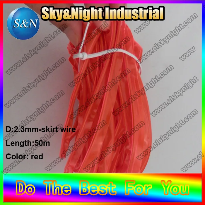 skirt wire-50m-red-3