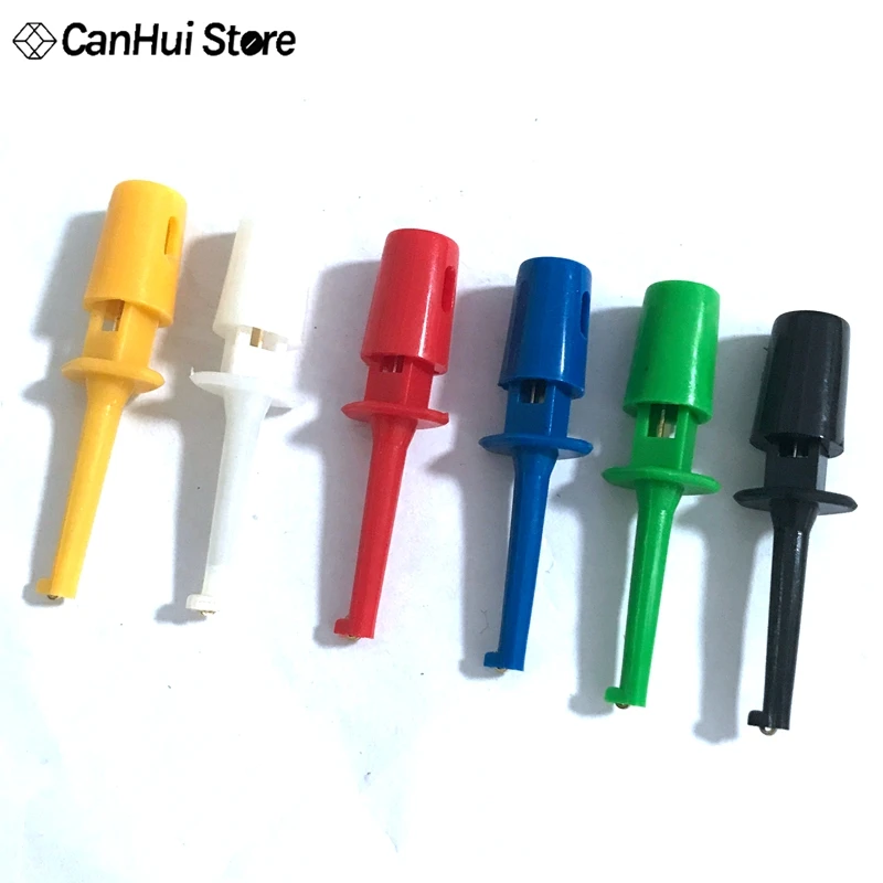 12PCS Multimeter Lead Wire Kit Test Hook Clip Grabbers 6color Each2 Test Probe SMT / SMD IC D20 Cable Welding Circular Test Clip
12PCS Multimeter Lead Wire Kit Test Hook Clip Grabbers 6color Each2 Test Probe SMT / SMD IC D20 Cable Welding Circular Test Clip